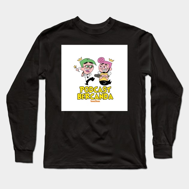 Podcast bercanda Long Sleeve T-Shirt by Podcast becanda